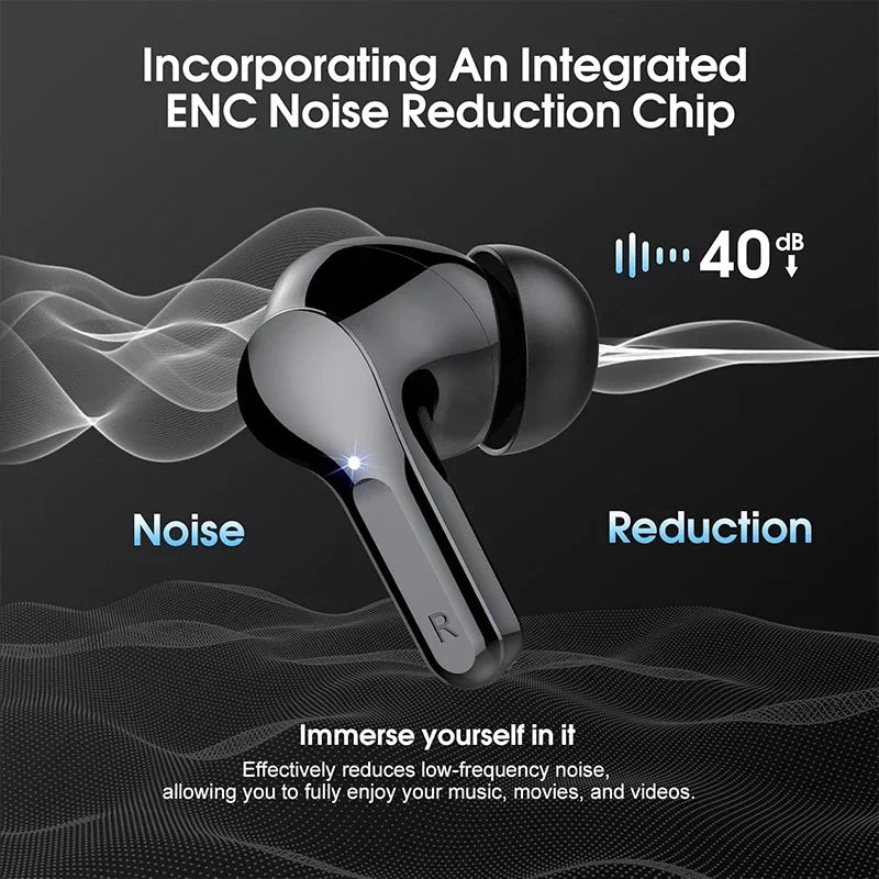 Wireless Earbuds with ENC Noise Cancelling