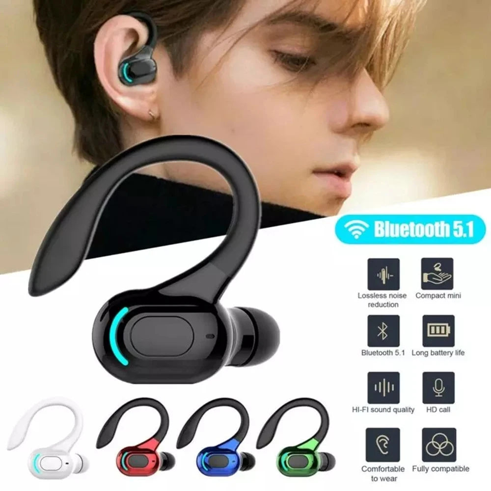 Bluetooth 5.2 Wireless Earbuds with Ear Hooks