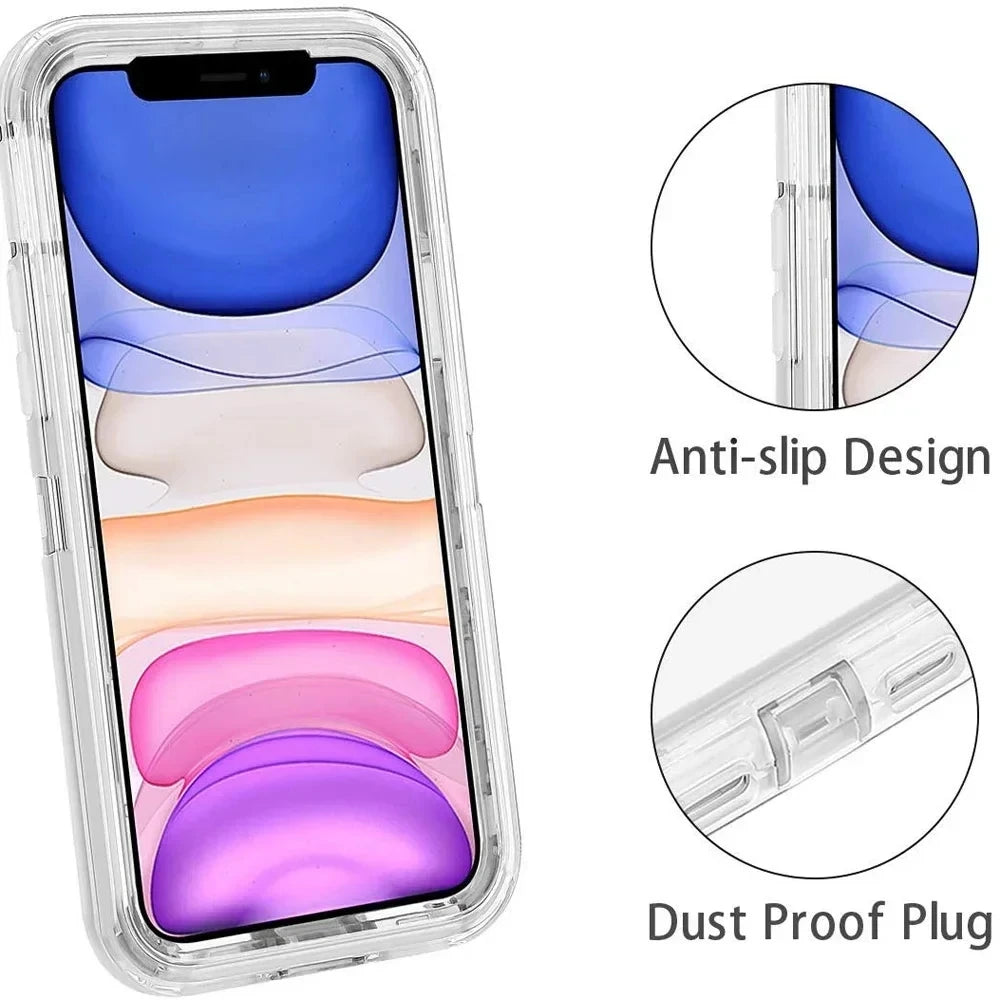 3-in-1 Heavy Duty Rugged Phone Case