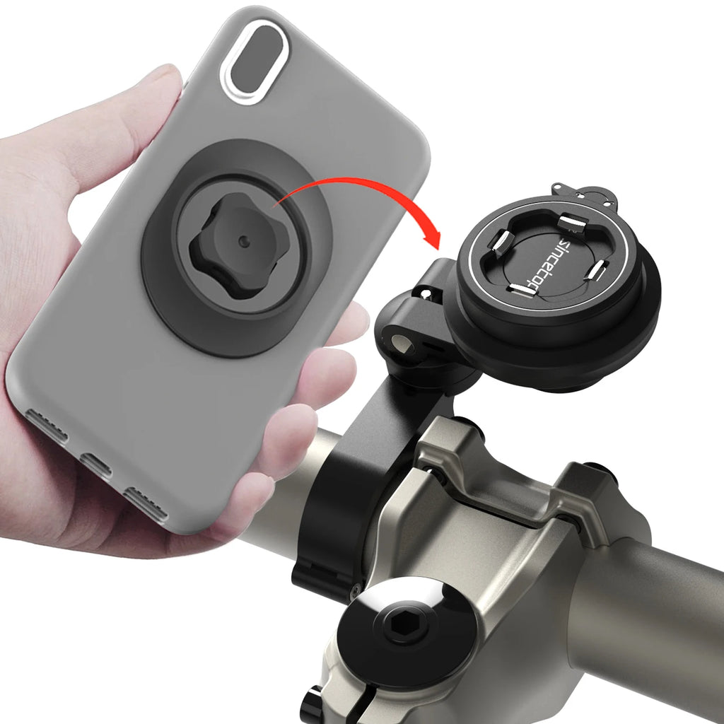 Universal Shock-Absorbing Motorcycle & Bike Phone Mount