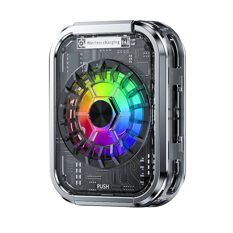 Magnetic Phone Cooler with Wireless Charging – Semiconductor Cooling Fan, Gaming Radiator, Fast Heat Dissipation for iPhone & Android