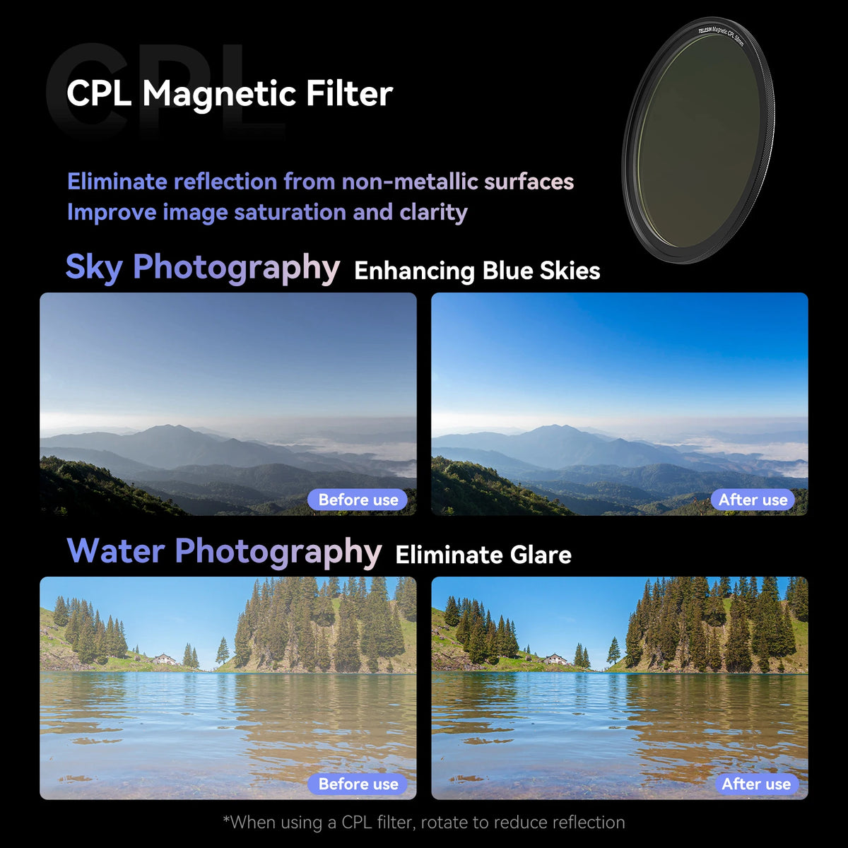 TELESIN Phone CPL + VND Filter