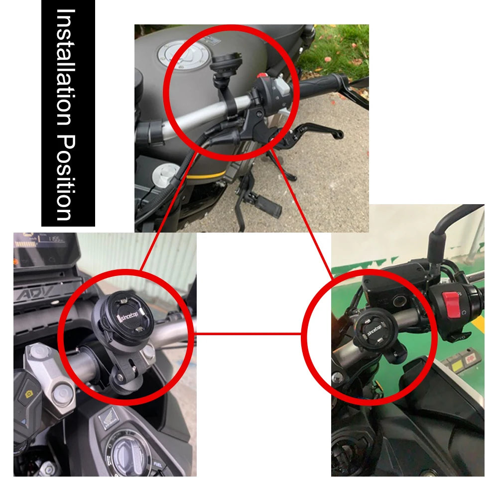 Universal Shock-Absorbing Motorcycle & Bike Phone Mount