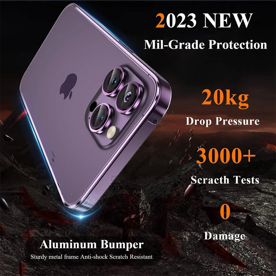 Luxury Light Aluminum Metal Frame Case