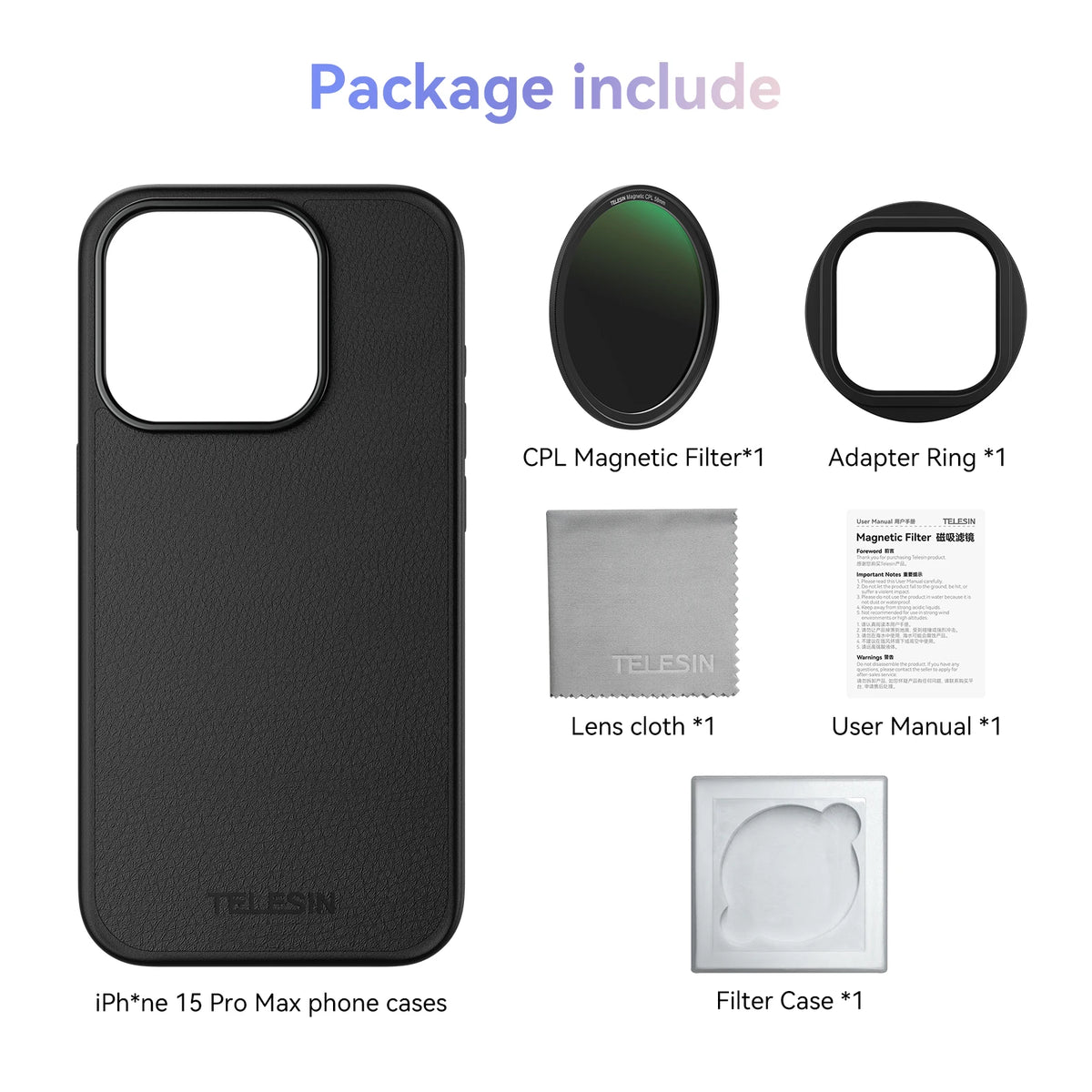 TELESIN Phone CPL + VND Filter