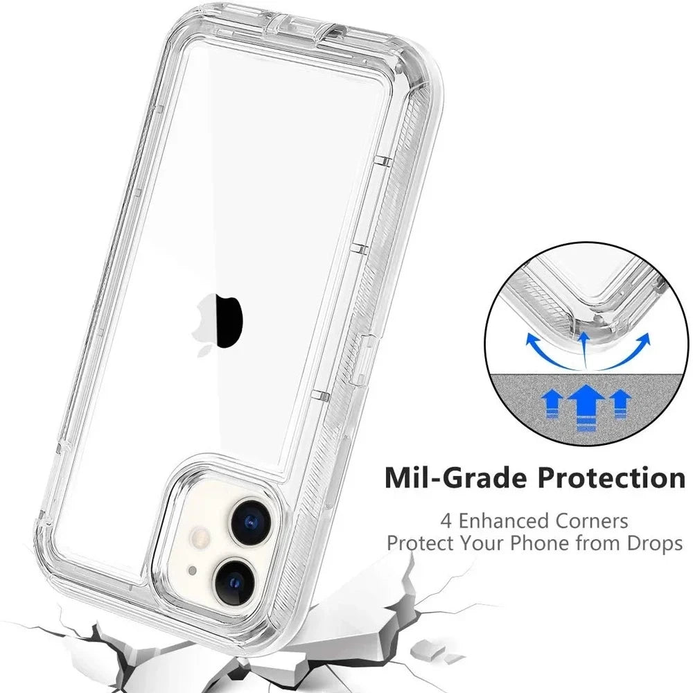 3-in-1 Heavy Duty Rugged Phone Case