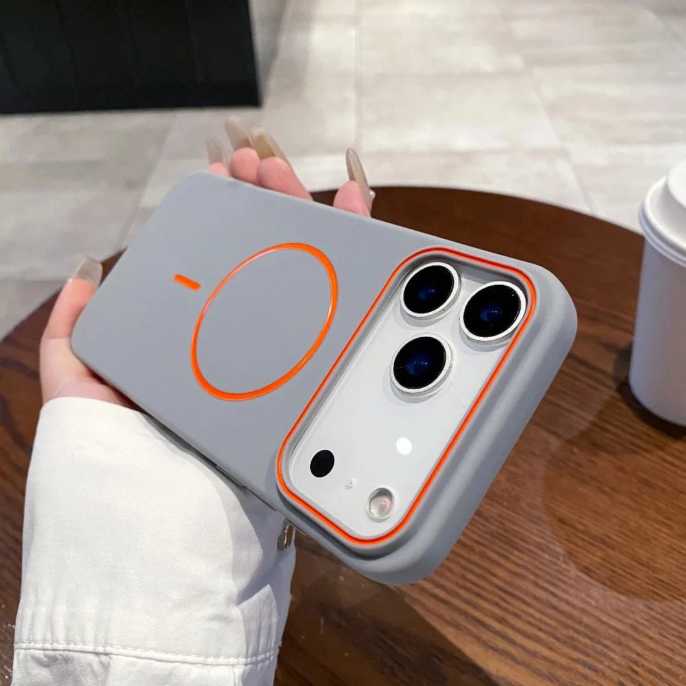 Luxury Magnetic Matte Soft Phone Case