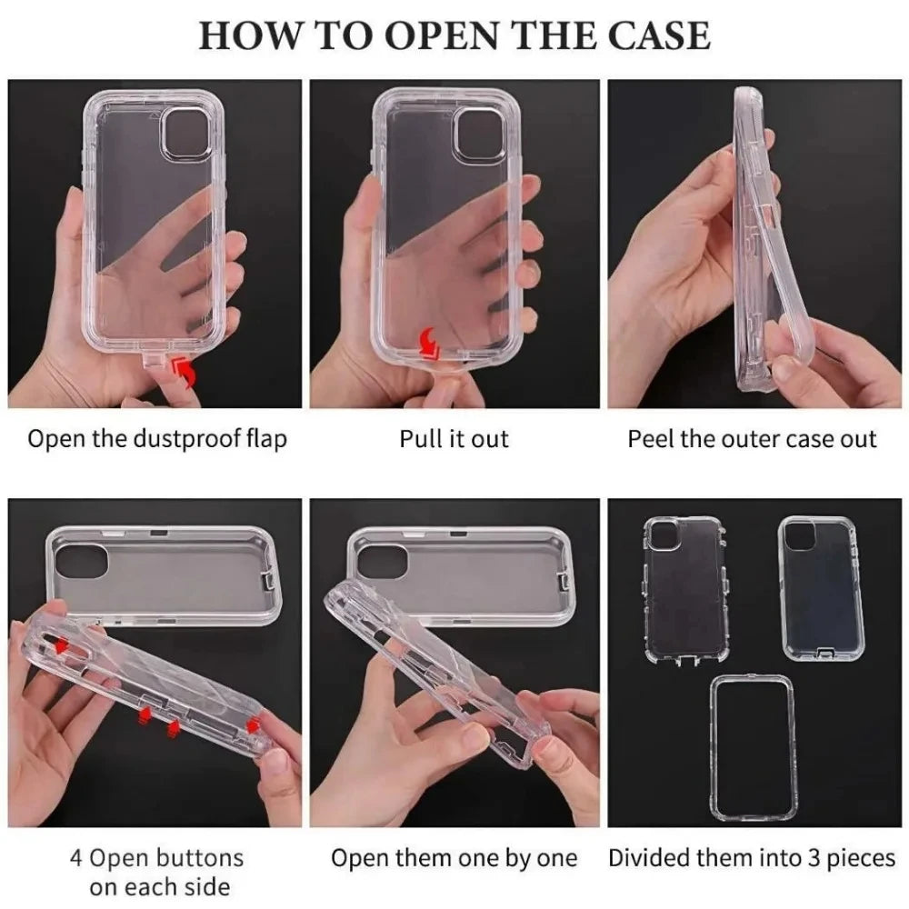 3-in-1 Heavy Duty Rugged Phone Case