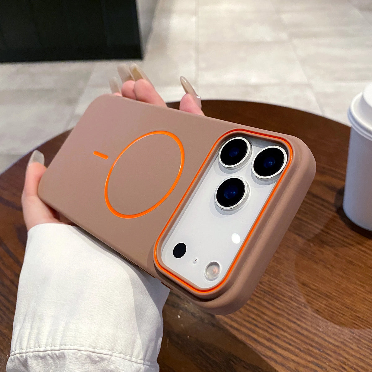 Luxury Magnetic Matte Soft Phone Case