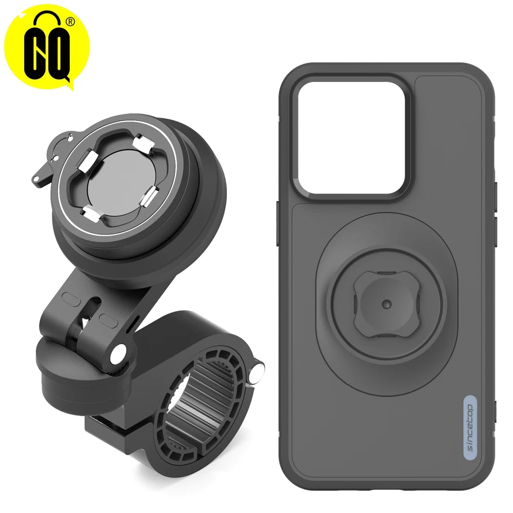 Universal Shock-Absorbing Motorcycle & Bike Phone Mount