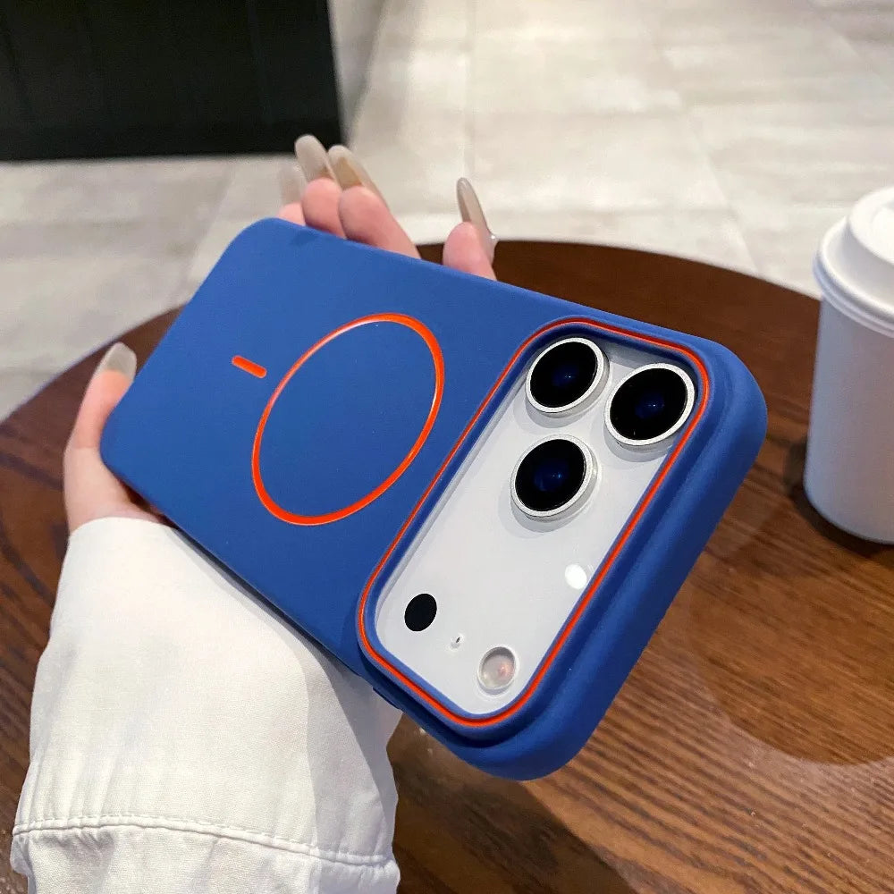 Luxury Magnetic Matte Soft Phone Case