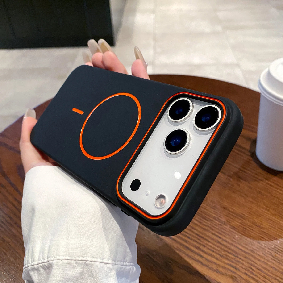 Luxury Magnetic Matte Soft Phone Case