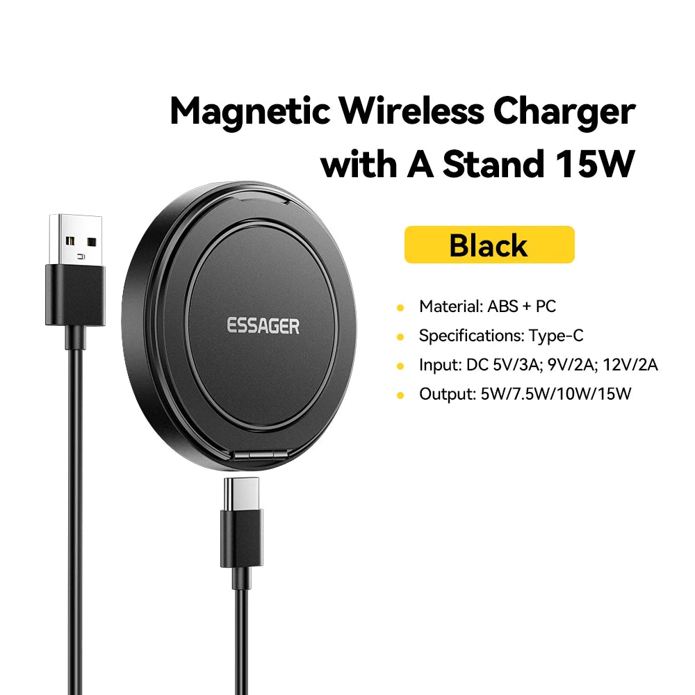 Essager Magnetic Wireless Charger with Holder