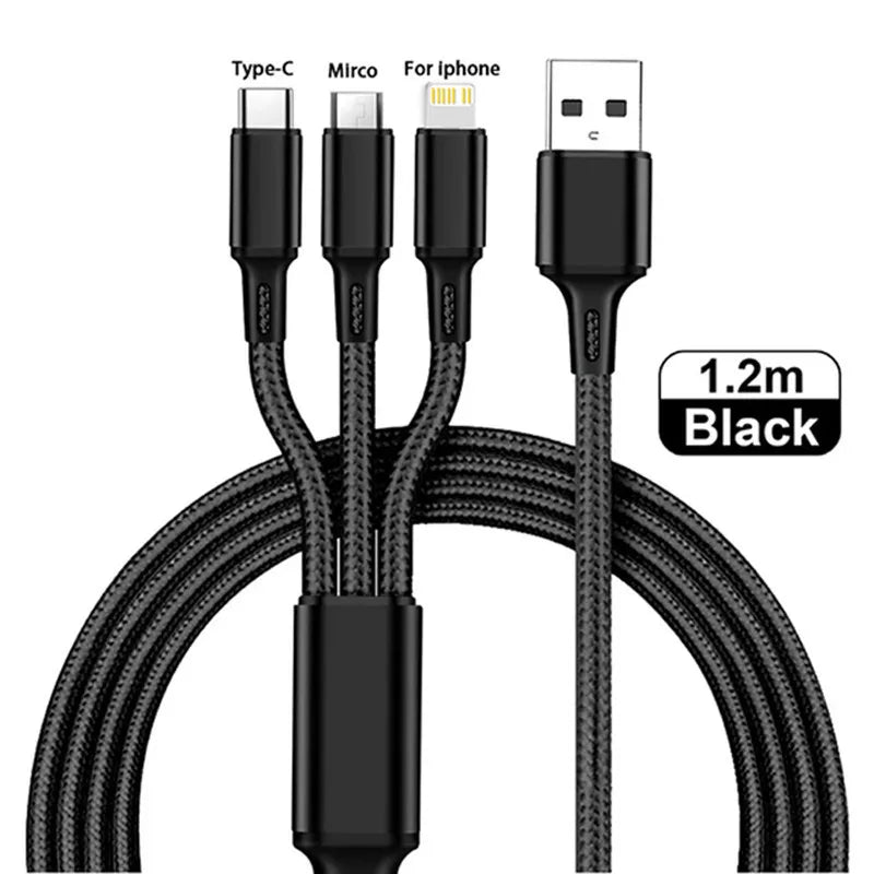 3-in-1 Multi USB Charging Cable