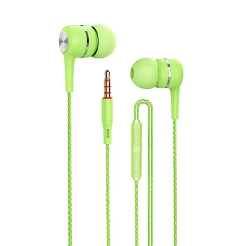 3.5mm Wired In-Ear Earbuds with Microphone