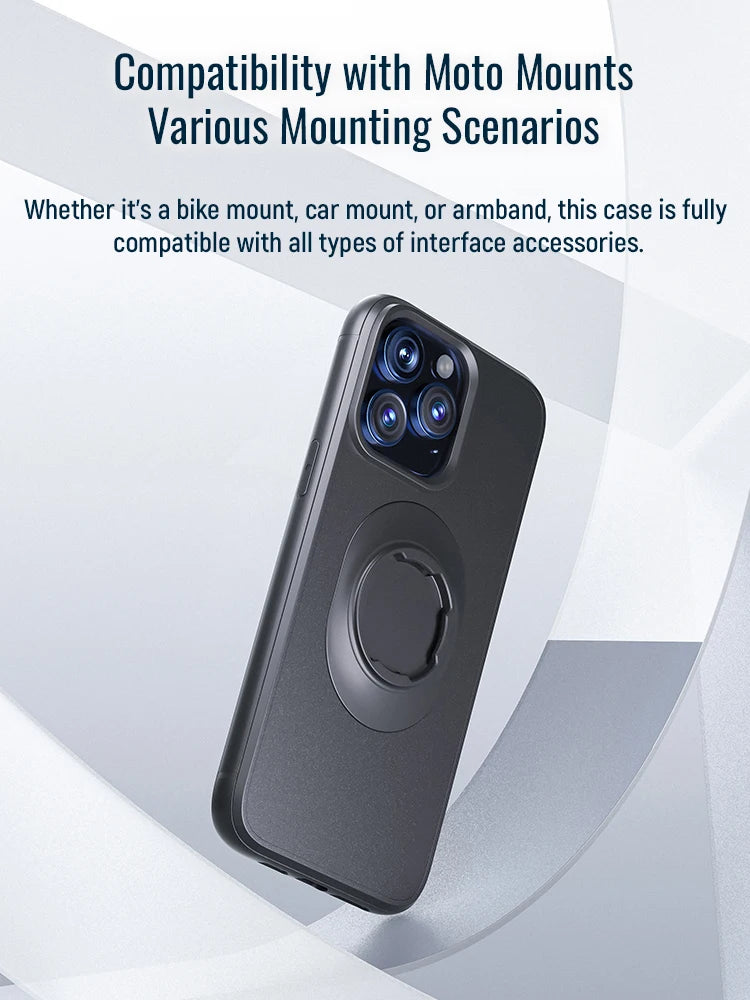 Shockproof Quad-Style Bike & Car Mount Case
