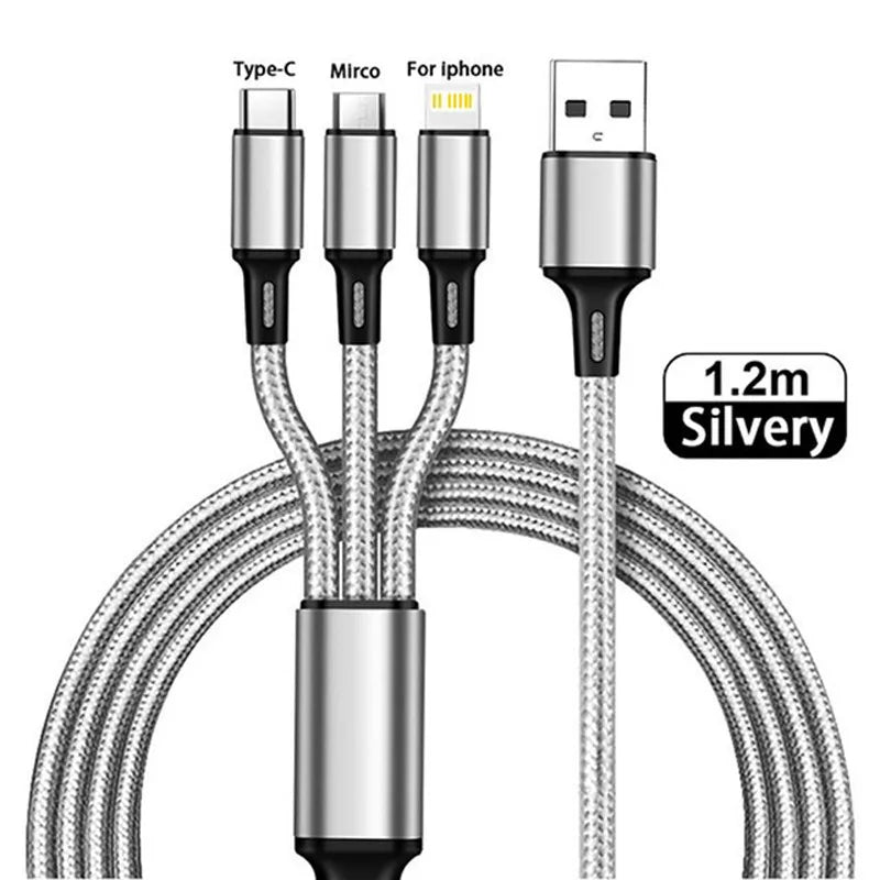 3-in-1 Multi USB Charging Cable