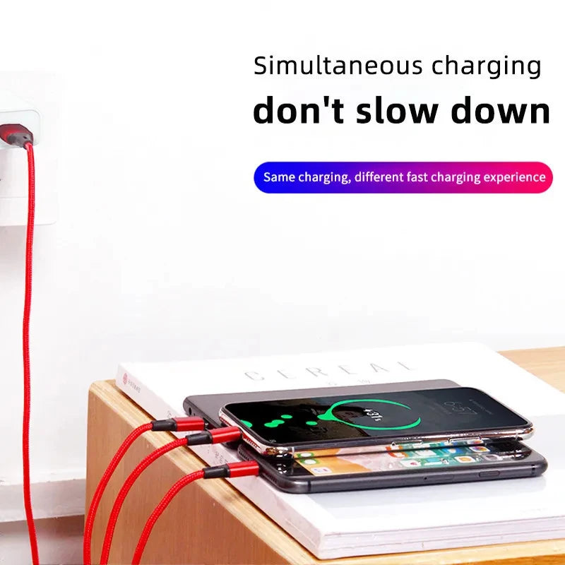 3-in-1 Multi USB Charging Cable