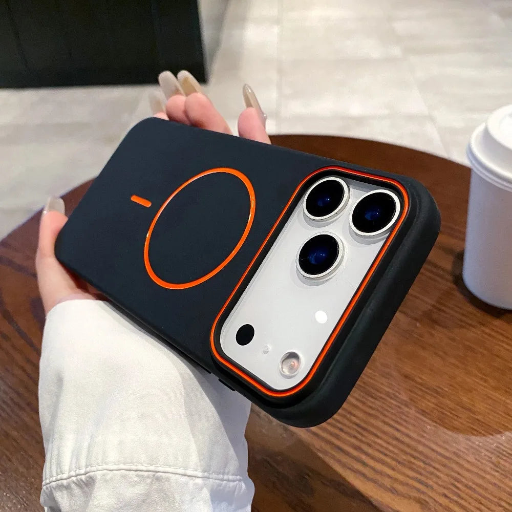 Luxury Magnetic Matte Soft Phone Case