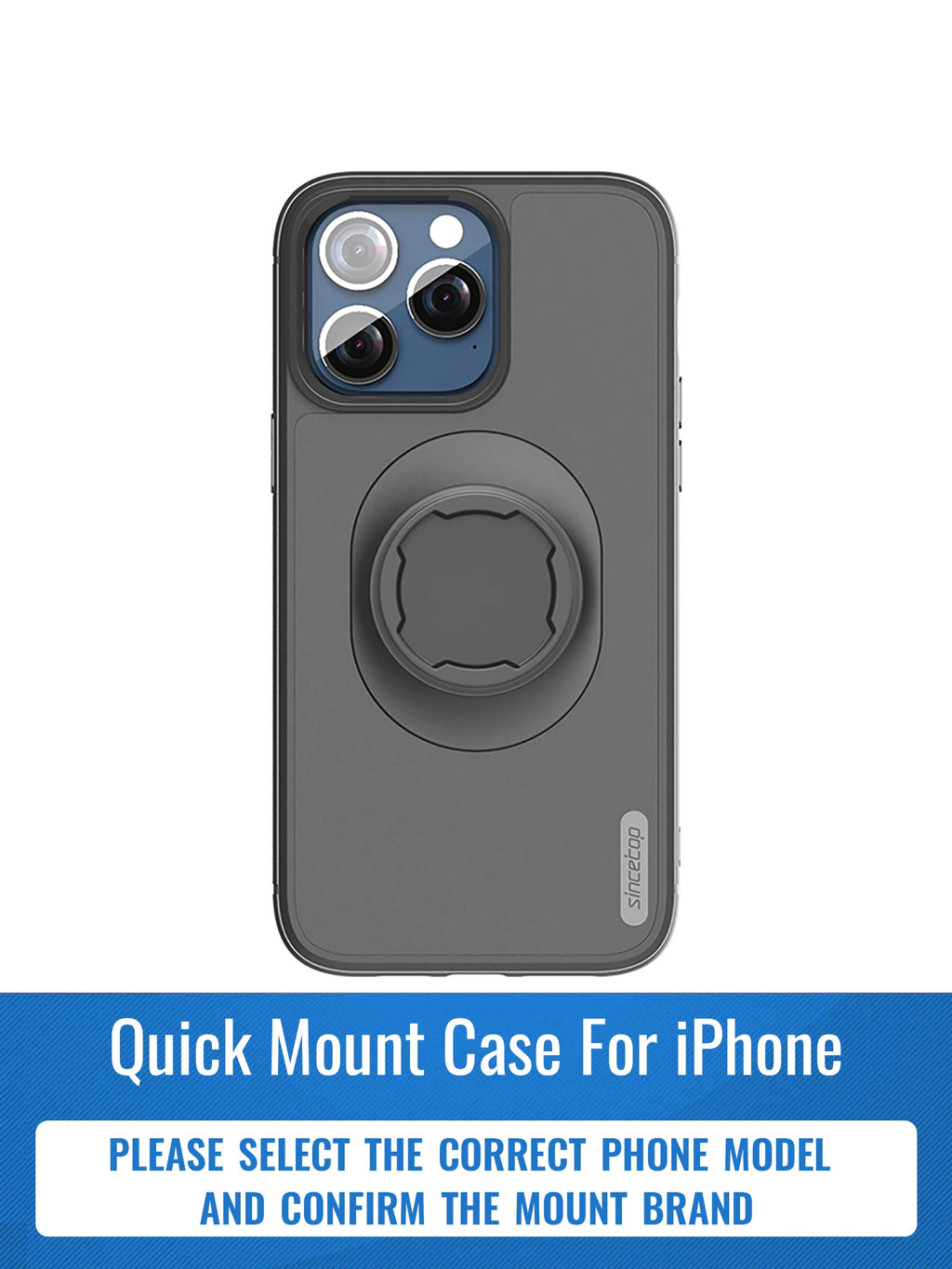 Shockproof Quad-Style Bike & Car Mount Case